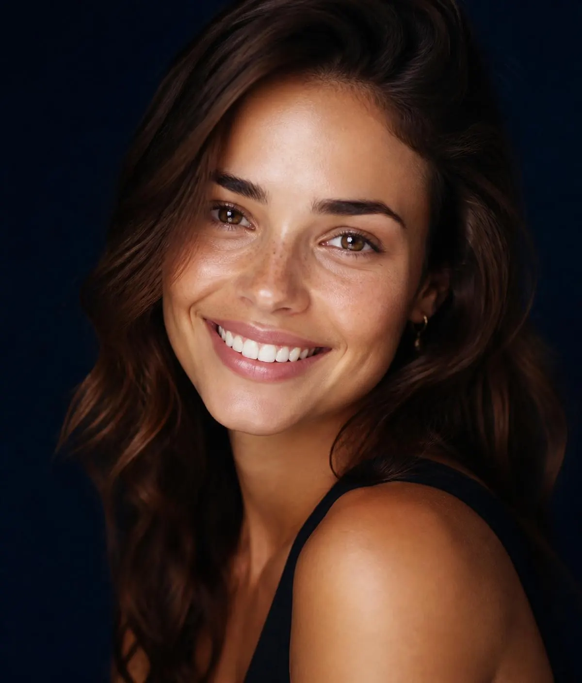 Sorriso natural após lentes em resina em Umuarama